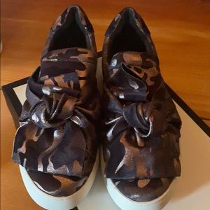 J/SLIDES BLACK CAMO FABRIC